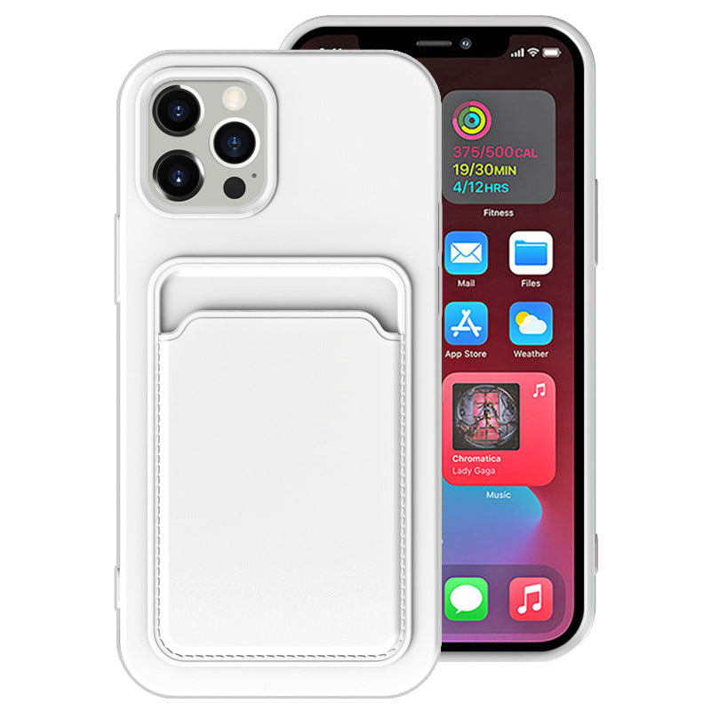 Compatible with Apple, Cross Border Suitable For Iphone12 Integrated Frosted Card Case Mobile Phone Shell Xr 11Tpu Card Soft Shell Spot E-Commerce Compatible with Apple, Cross Border Suitable For Iphone12 Integrated Frosted Card Case Mobile Phone Shell Xr 11Tpu Card Soft Shell Spot E-Commerce